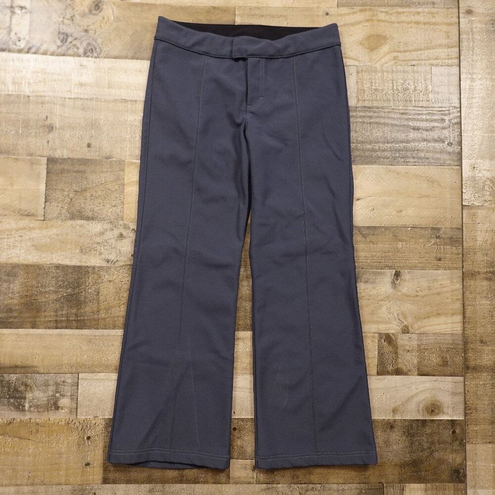 prAna Bootcut Pants Women’s Medium Slate Blue Stretch Yoga Outdoor 29”‎ Inseam